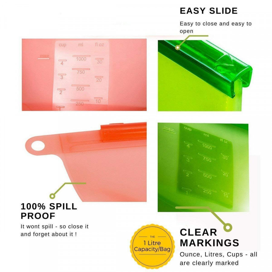 1000 ML SILICON BAG