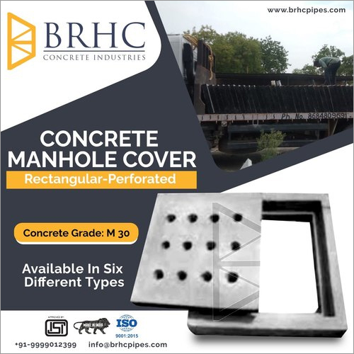 Rectangular Perforated Concrete Manhole Cover