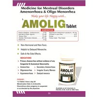 Ayurveda & Herbs Medicine For Menstrual - Amolig Tablet