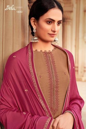 Bela Fashion Razi Viscose Muslin Straight Salwar Suit Catalog