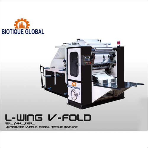 Mild Steel Automatic V Fold Facial Tissue Machine