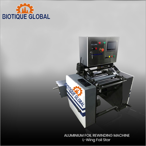 Semi Automatic L Wing Series Aluminium Foil Rewinding Machine