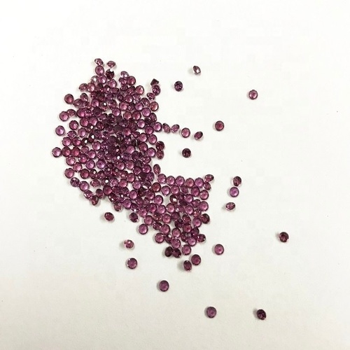 2mm Rhodolite Garnet Faceted Round Loose Gemstones