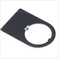 Legend Plate - Plastic, Round Shape , Polished Black Finish | Ae Brand Quality