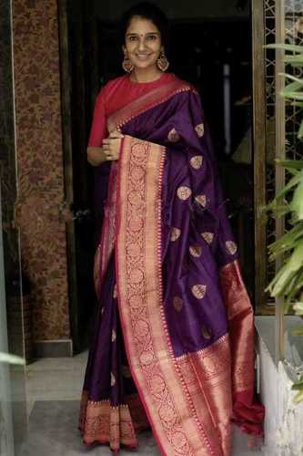 Multi Colour Ladies Chiffon Saree