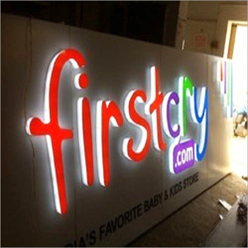 Led Letter Name Glow Sign Board Application: For Promotion