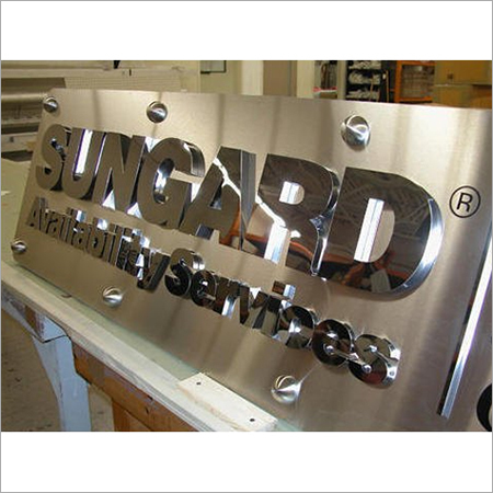 3D Steel Letter - Stainless Steel, Customized Size, Silver Finish | Ideal for Advertisement