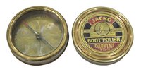 Jackob Boot Polish Antique Brass Compass