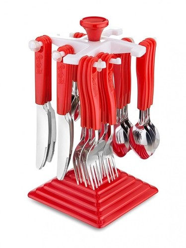 24 PCS SPOON PLASTIC STAND