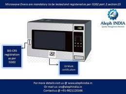 BIS Registration for Microwave oven