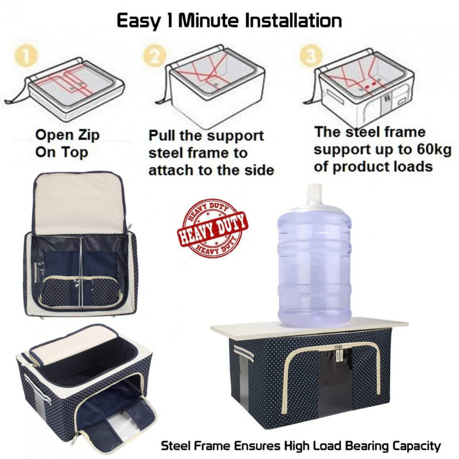 HOME ORGANIZATION AND STORAGE BAG 66L