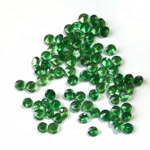 1.5mm Green Garnet Faceted Round Loose Gemstones