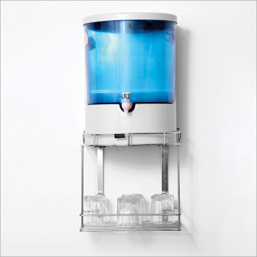 Filter Stand With Glass Shelf