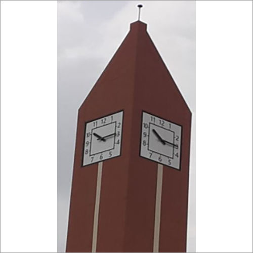 Open Dial Tower Clock