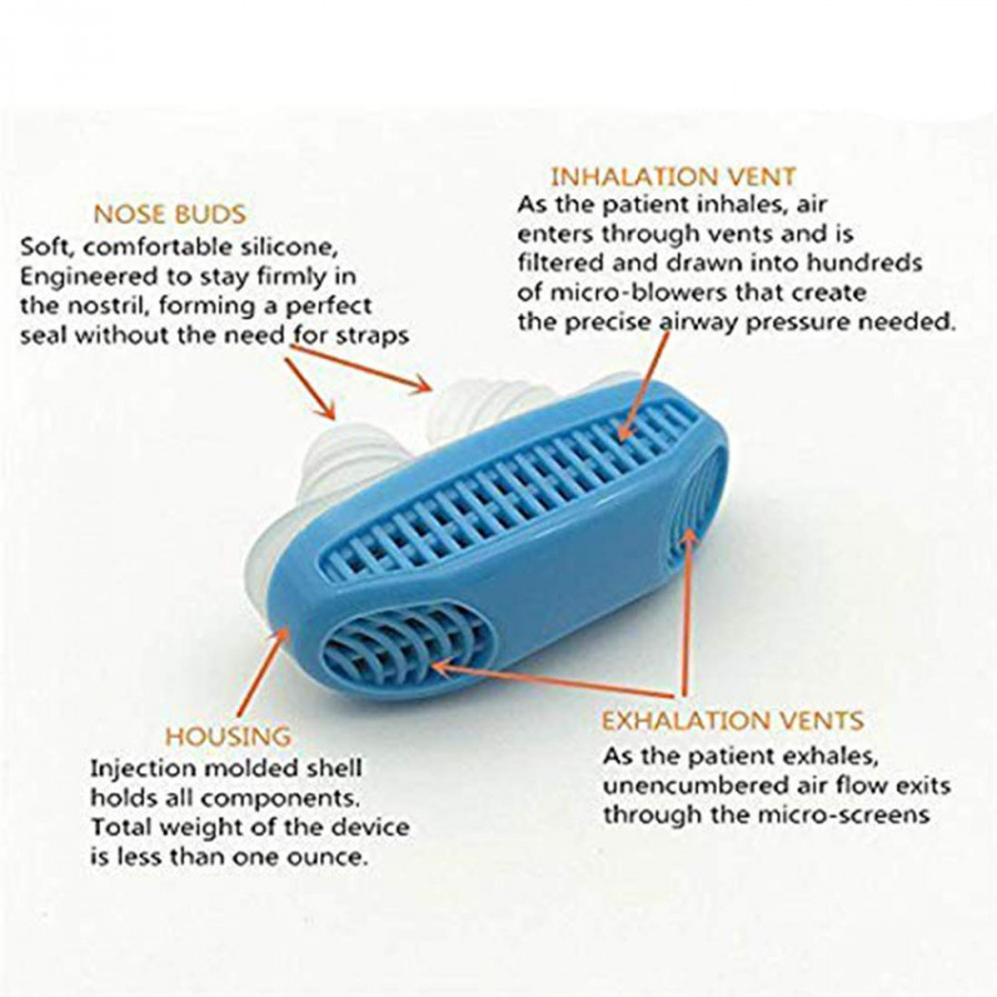 2 IN 1 SNORE NOSE CLIP