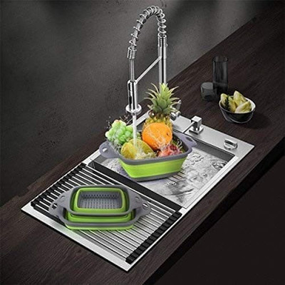 2 PACK FOLDABLE SILICON FILTER BASKETS