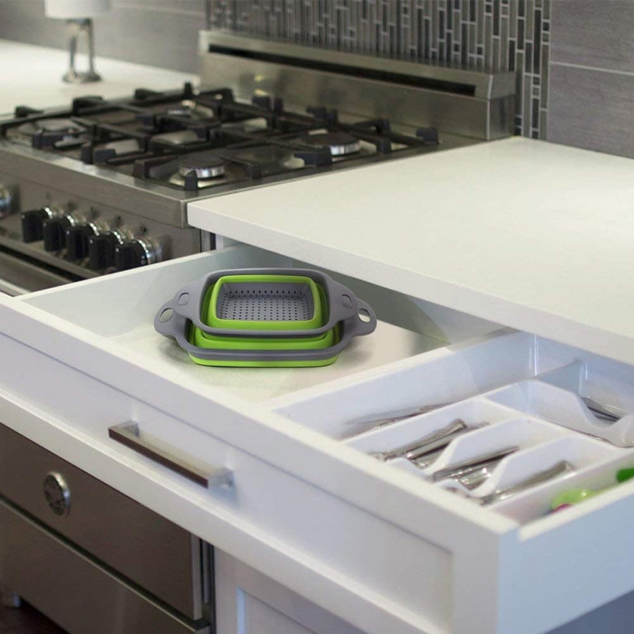 2 PACK FOLDABLE SILICON FILTER BASKETS