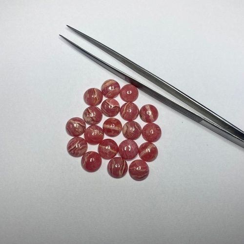 5mm Rhodochrosite Round  Cabochon Loose Gemstones