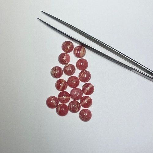 6mm Rhodochrosite Round Cabochon Loose Gemstones