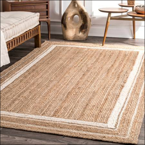 Multicolor Jute Braided Rectangular And Round Shaped Area Rugs