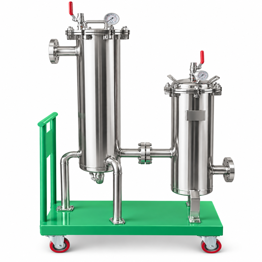 Skid Mounted And Stage Type Filter Systems - Color: Silver
