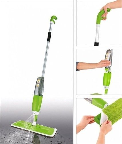 Stainless Steel And Plastic Healthy Spray Mop Usage: Home Appliance