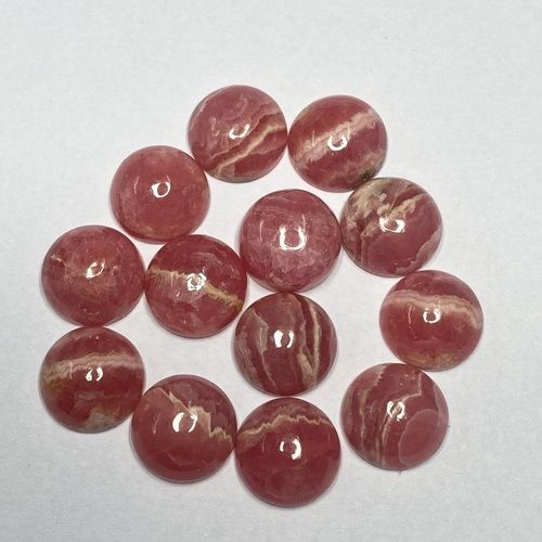 9mm Rhodochrosite Round  Cabochon Loose Gemstones