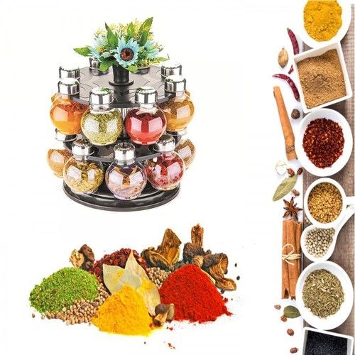 360 Double Layer Spice Rack