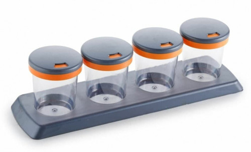 KITCHEN STYLE SPICE RACK SET OF 4