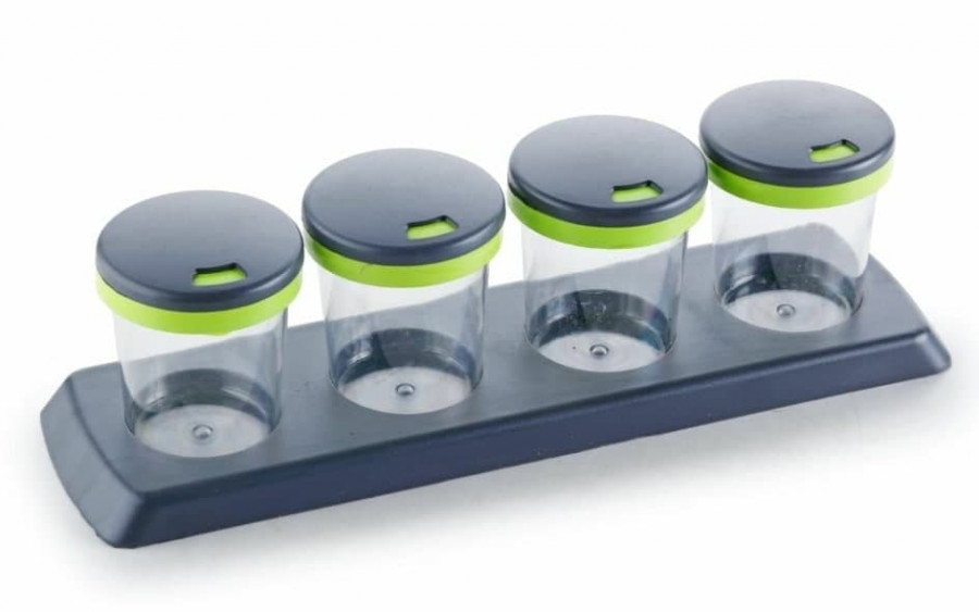 KITCHEN STYLE SPICE RACK SET OF 4