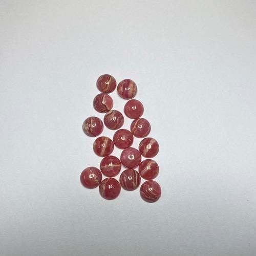 4mm Rhodochrosite Round  Cabochon Loose Gemstones