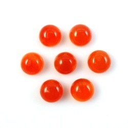 3mm Carnelian Round Cabochon Loose Gemstones