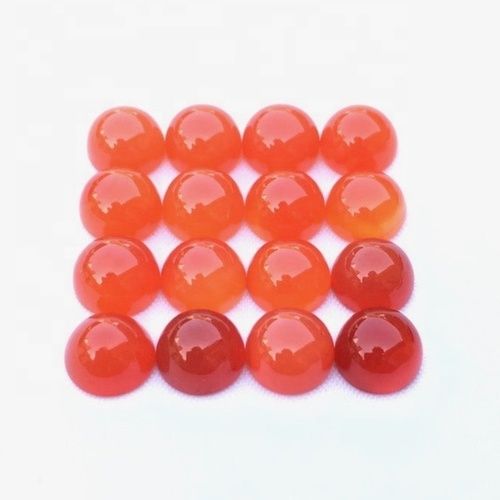 9mm Carnelian Round Cabochon Loose Gemstones