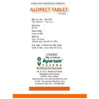 Ayurveda Tablet For Hair Loss - Alopect Tablet