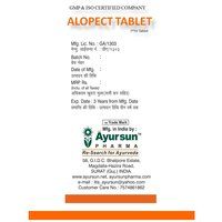 Herbal & Ayurvedic Tablet For Hair Fall - Alopect Tablet
