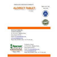 Ayurvedic Herbal Tablet For Hair F- Alopect Tablet