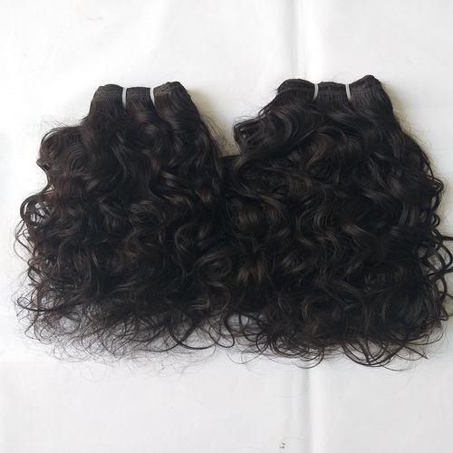 Natural  Temple Curly Hair Cuticle Aligned Hair