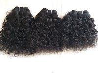 Natural  Temple Curly Hair Cuticle Aligned Hair