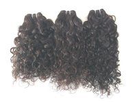 Natural  Temple Curly Hair Cuticle Aligned Hair