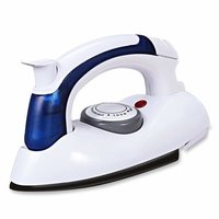 Travel Iron - Non-stick Soleplate, 15x10x6 Cm, White | 800w Power, Variable Temperature, Spray Mist Feature, Flat Folding Handle