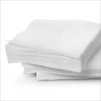 White Dinner Napkin - Non-woven, 30 X 30 Cm, White Color | Disposable, Plain Pattern, Ideal For Restaurants, Hotels & Corporate Events