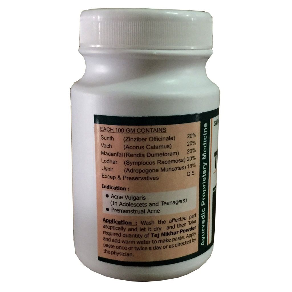 Ayurvedic Herbal Powder For Dry Skin-Tej Nikhar Powder