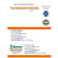 Ayurvedic Powder For Dry Skin-Tej Nikhar Powder