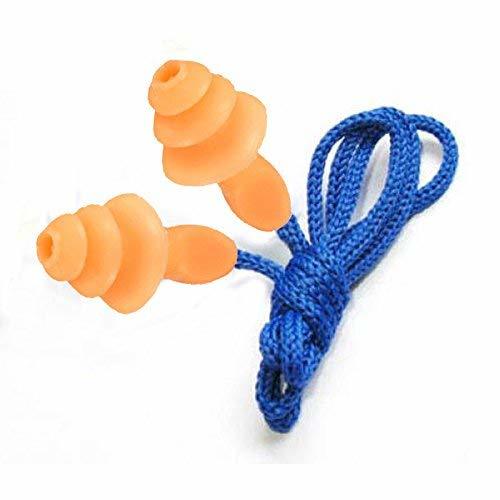 3m 1270 Corded Reusable Ear Plugs (Orange & Blue)