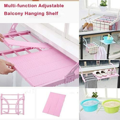 BALCONY DRYING RACK TOWEL HOLDER