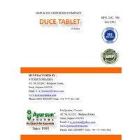 Ayurvedic Medicine For Any Origin - Duce Tablet