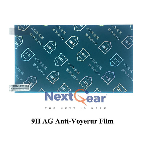 9H AG Anti-Voyeur Film - 0.26mm Thickness Transparent | Screen Protection Water Resistant Scratch Resistant Highly Responsive