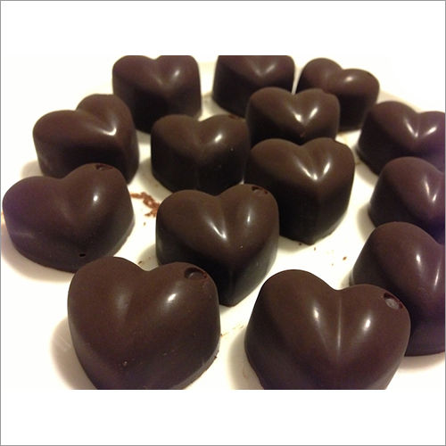 Brown Heart Shape Chocolate Bar