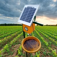 Solar Insect Trapper - Material: Plastic