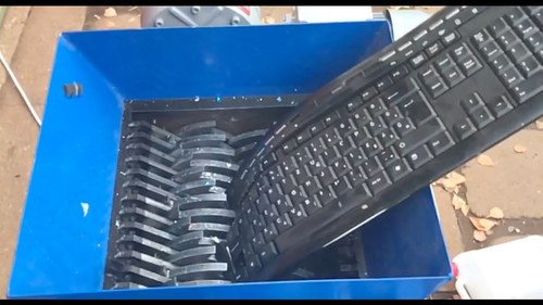 Keyboard and motherboard shredder machine